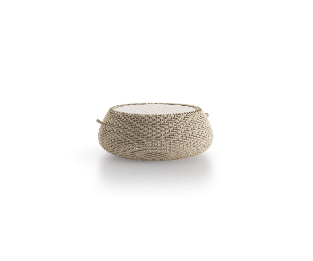 Modern Ludo Outdoor Coffee Table in Aluminum Casa Design Group