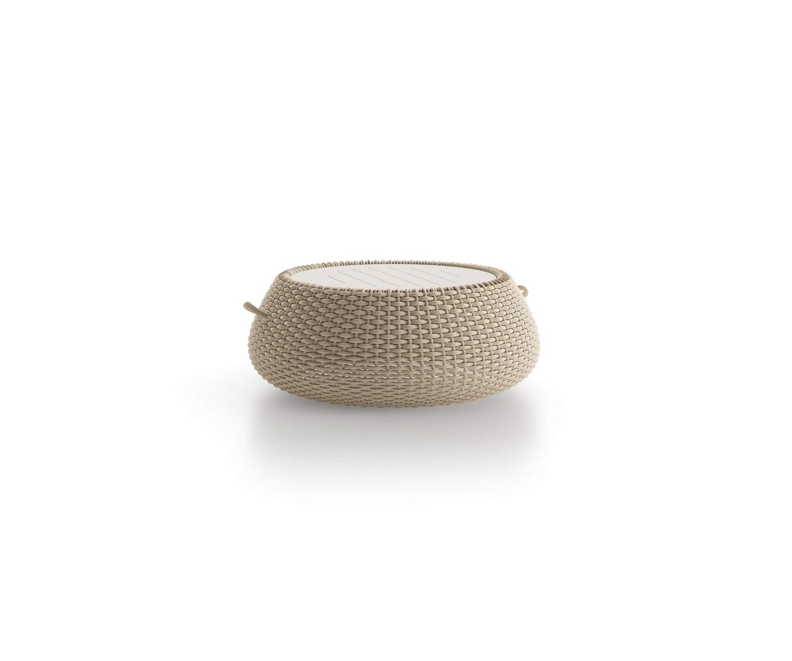 Modern Ludo Outdoor Coffee Table in Aluminum Casa Design Group