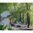 Modern Ludo Outdoor Coffee Table in Aluminum Casa Design Group
