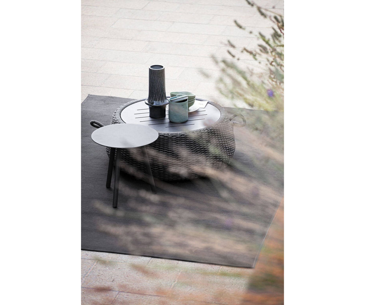 Modern Ludo Outdoor Coffee Table in Aluminum Casa Design Group
