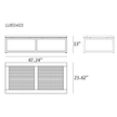 Modern Outdoor Lui Coffee Table with Fine Sanded Teak Top and Anthracite Frame Casa Design Group