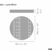 High End Luna Mirror by Linteloo Casa Design Group