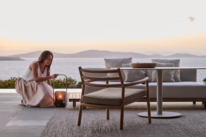 Luna portable lantern by Yabu Pushelberg for Tribù | Casa Design Group