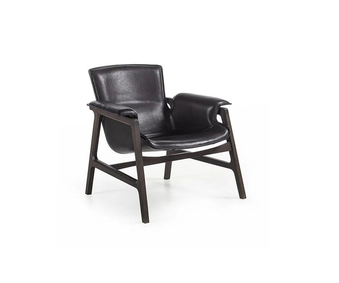 Luxury Arianna armchair by Frigerio with a solid ashwood frame and premium fabric or leather upholstery at Casa Design Group.