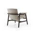 Luxury Arianna armchair by Frigerio with a solid ashwood frame and premium fabric or leather upholstery at Casa Design Group.