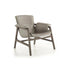 Luxury Arianna armchair by Frigerio with a solid ashwood frame and premium fabric or leather upholstery at Casa Design Group.