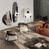 Luxury Lizzye armchair by Frigerio with a solid ashwood frame and premium fabric or leather upholstery | Casa Design Group
