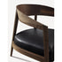 Luxury Lizzye armchair by Frigerio with a solid ashwood frame and premium fabric or leather upholstery | Casa Design Group