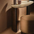 Lymph Beauty sculptural vanity with brass mirror by Gino Carollo for Naturedesign | Casa Design Group