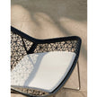 Maia Relax Chair by Kettal featuring a braided Chesnut Maia frame with laminate fabric cushions, modern outdoor lounge chair for luxury patio and terrace spaces | Casa Design Group