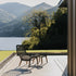 Maia Teak Marengo Relax Chair by Kettal featuring Marengo braided rope, teak legs, and a fog laminate seat cushion, luxury outdoor lounge chair for patios and terraces | Casa Design Group