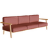 Teak Frame Bohemian Design Elegant Mambo 3 Seater Outdoor Sofa by Royal Botania Casa Design Group