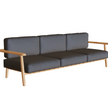 Teak Frame Bohemian Design Elegant Mambo 3 Seater Outdoor Sofa by Royal Botania Casa Design Group