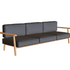Teak Frame Bohemian Design Elegant Mambo 3 Seater Outdoor Sofa by Royal Botania Casa Design Group