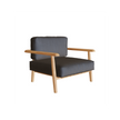 Comfortable Teak Frame Mambo Lounge Outdoor Armchair by Royal Botania Casa Design Group