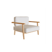 Comfortable Teak Frame Mambo Lounge Outdoor Armchair by Royal Botania Casa Design Group