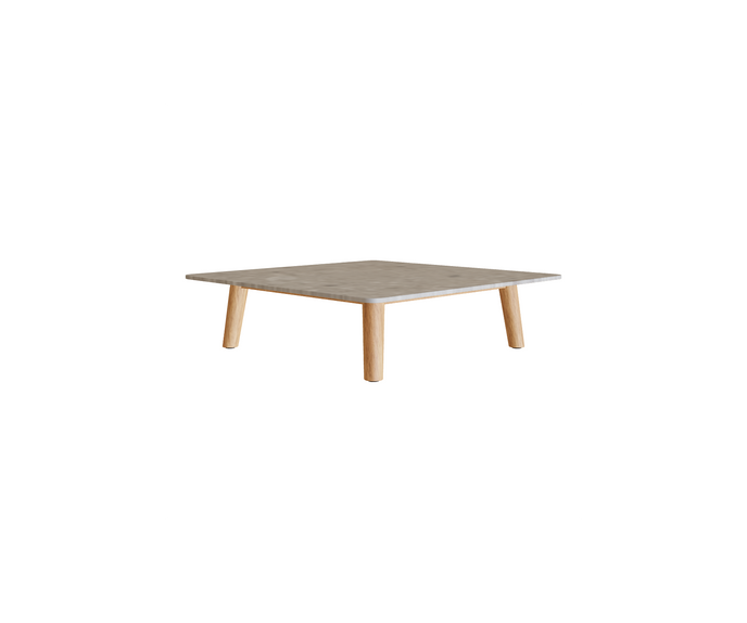 Teak Frame Bohemian Mambo Outdoor Lounge Coffee Table by Royal Botania Casa Design Group