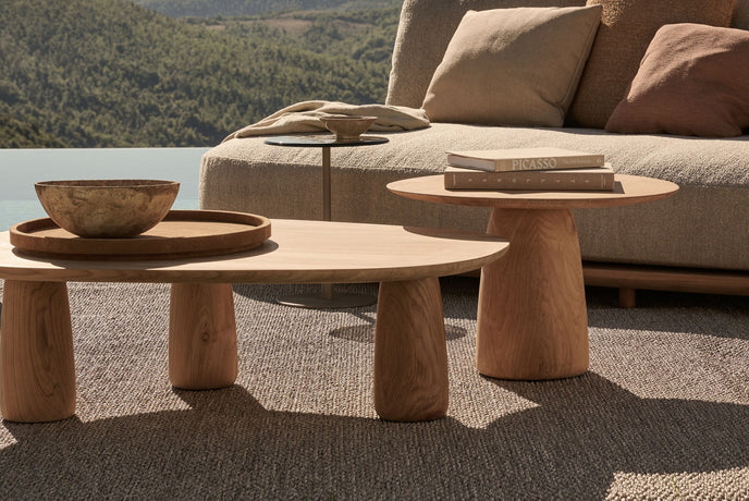 Mare sculptural glass side table by Tribù | Casa Design Group