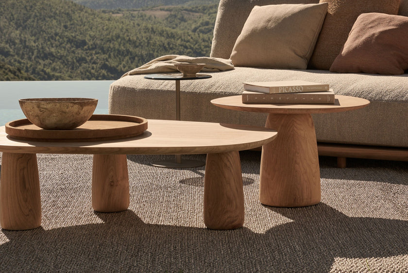Mare sculptural glass side table by Tribù | Casa Design Group