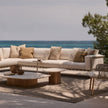 Mare sculptural glass side table by Tribù | Casa Design Group