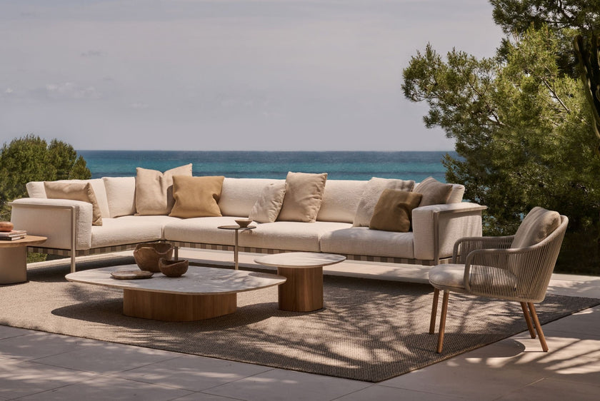 Mare sculptural glass side table by Tribù | Casa Design Group
