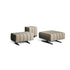 Bonaldo Mark Elegant Upholstered Pouf | Casa Design Group