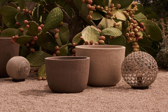 Maroa natural terracotta planter by Tribù Studio | Casa Design Group