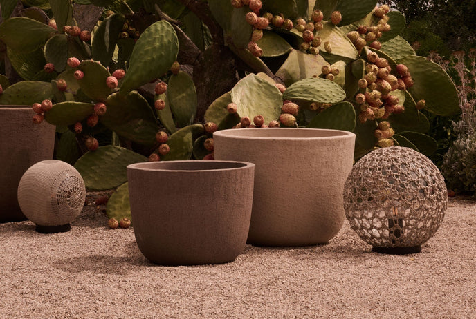 Maroa natural terracotta planter by Tribù Studio | Casa Design Group