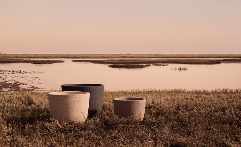 Maroa natural terracotta planter by Tribù Studio | Casa Design Group