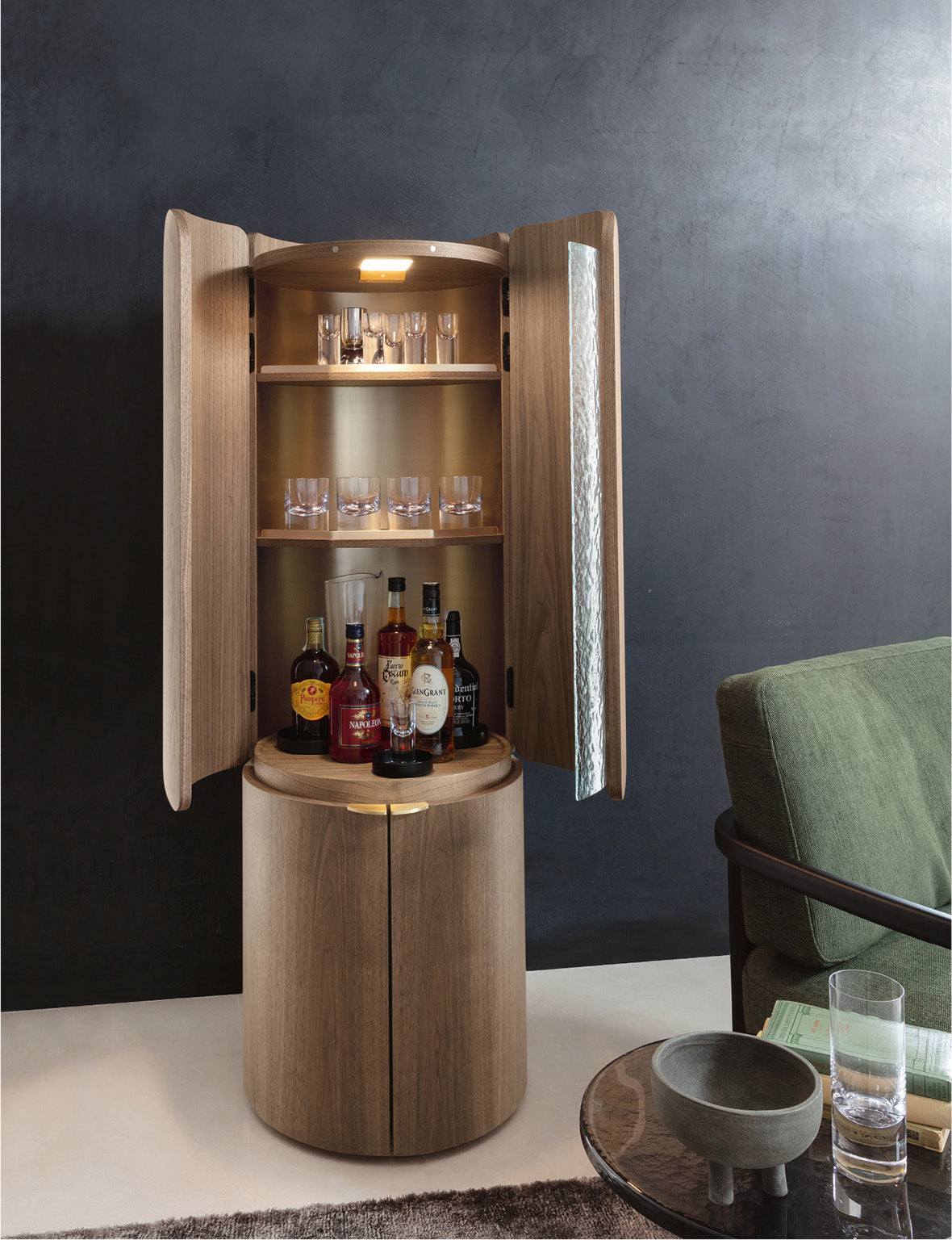 High End Mary Bar Cabinet by Porada Casa Design Group