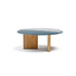 Luxury Materia Coffee Table by Atmosphera with Teak Base Casa Design Group