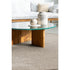Luxury Materia Coffee Table by Atmosphera with Teak Base Casa Design Group
