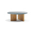 Luxury Materia Coffee Table by Atmosphera with Teak Base Casa Design Group