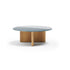 Luxury Materia Coffee Table by Atmosphera with Teak Base Casa Design Group