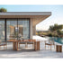 Modern Materia Outdoor Dining Table in Textured Glass Casa Design Group