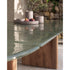 Modern Materia Outdoor Dining Table in Textured Glass Casa Design Group