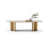 Modern Materia Outdoor Dining Table in Textured Glass Casa Design Group