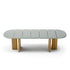 Modern Materia Outdoor Dining Table in Textured Glass Casa Design Group