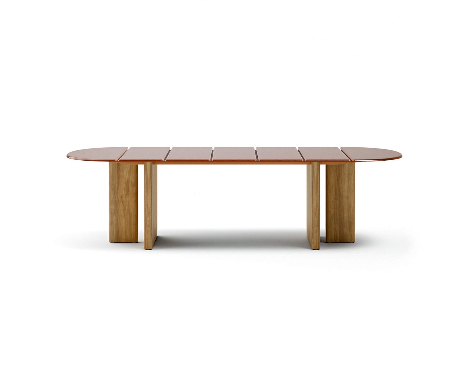 Modern Materia Outdoor Dining Table in Textured Glass Casa Design Group