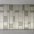 Maxi Sliding Door System with expansive glass panels, aluminum frames and decorative grid patterns by Rimadesio | Casa Design Group