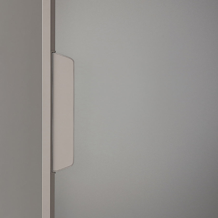 Maxi Sliding Door System with expansive glass panels, aluminum frames and decorative grid patterns by Rimadesio | Casa Design Group