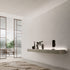 Maxi Sliding Door System with expansive glass panels, aluminum frames and decorative grid patterns by Rimadesio | Casa Design Group
