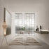 Maxi Sliding Door System with expansive glass panels, aluminum frames and decorative grid patterns by Rimadesio | Casa Design Group