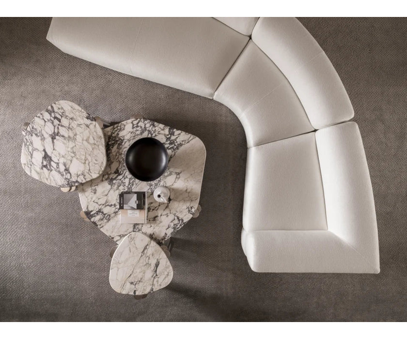 Maylis sculptural coffee table by Molteni&C designed by Christophe Delcourt.
