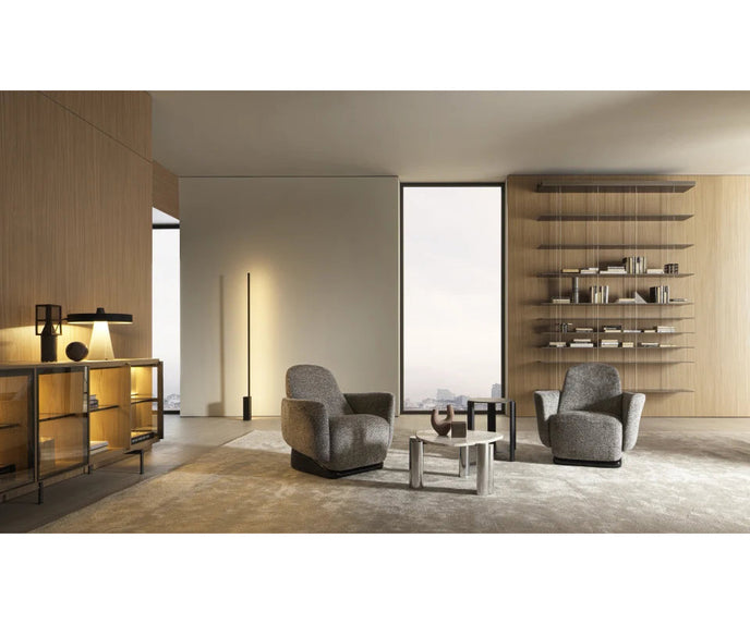 Maylis sculptural coffee table by Molteni&C designed by Christophe Delcourt.