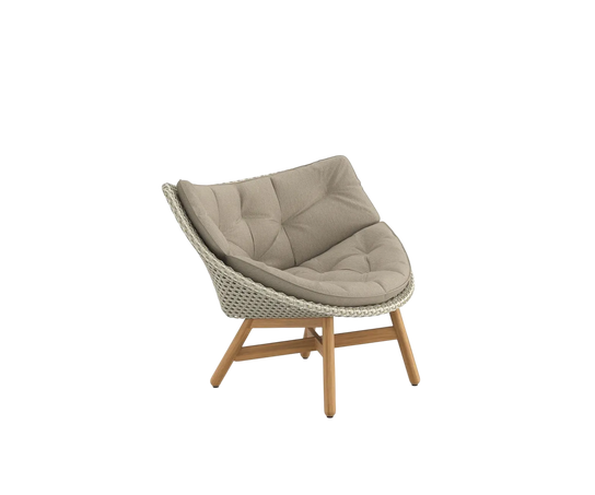 Mbrace Lounge Chair by Dedon | Teak and Handwoven Outdoor Seating by Sebastian Herkner | Casa Design Group