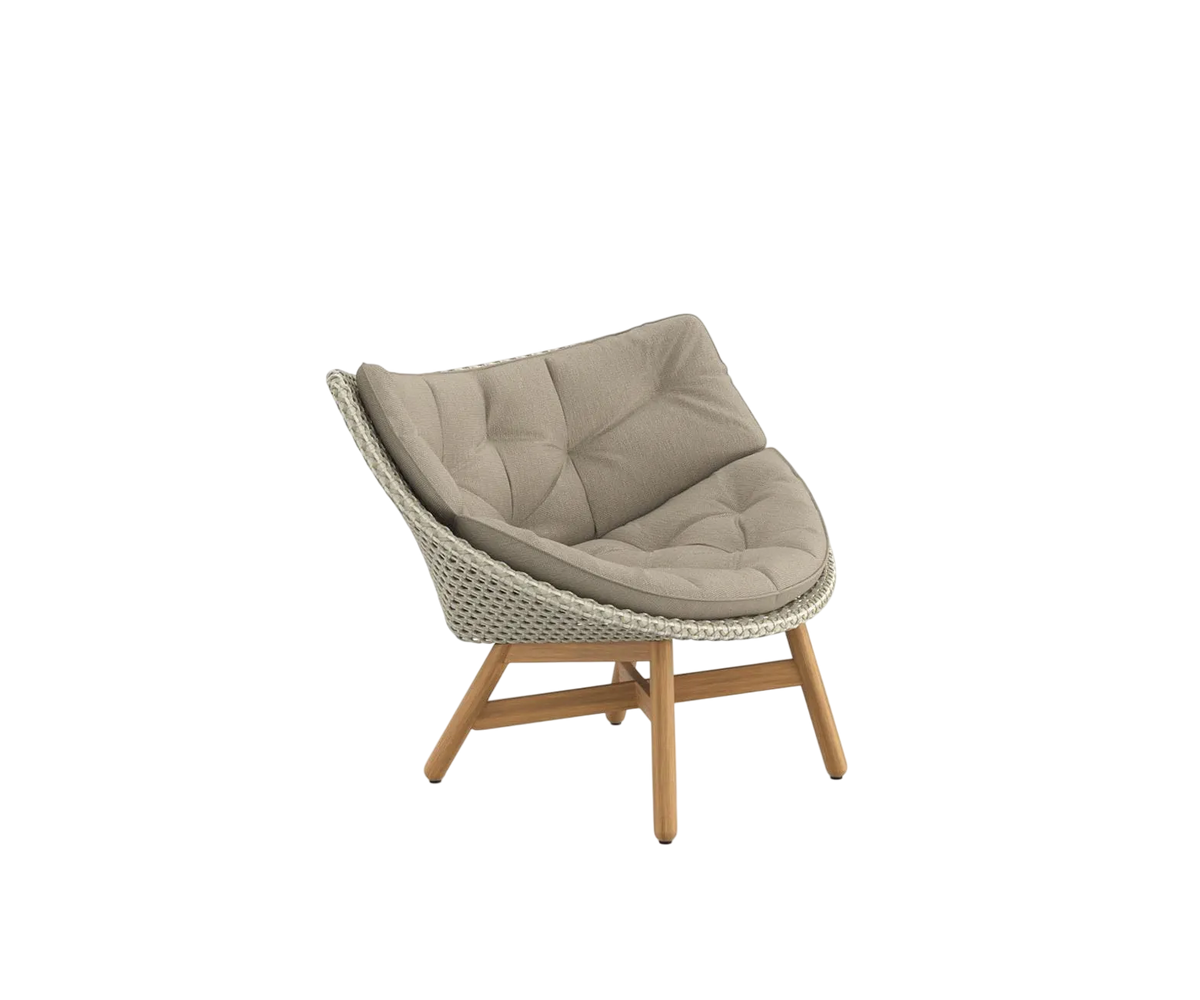 Mbrace Lounge Chair by Dedon | Teak and Handwoven Outdoor Seating by Sebastian Herkner | Casa Design Group