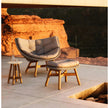 Mbrace Lounge Chair by Dedon | Teak and Handwoven Outdoor Seating by Sebastian Herkner | Casa Design Group