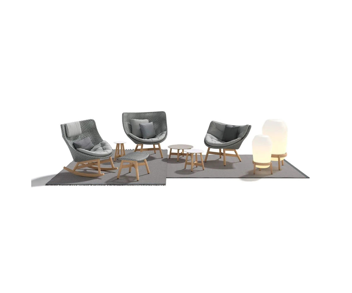 Mbrace Lounge Chair by Dedon | Teak and Handwoven Outdoor Seating by Sebastian Herkner | Casa Design Group