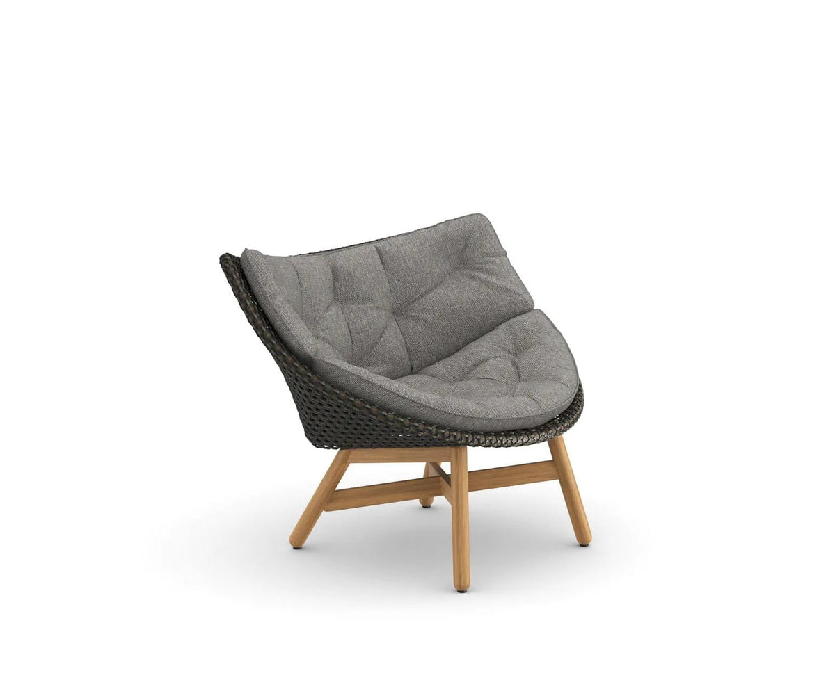 Mbrace Lounge Chair by Dedon | Teak and Handwoven Outdoor Seating by Sebastian Herkner | Casa Design Group